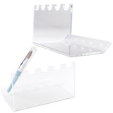 5-Slot Vertical Acrylic Brush Display Stand