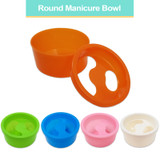 Round Manicure Bowl w/ Removable Lid