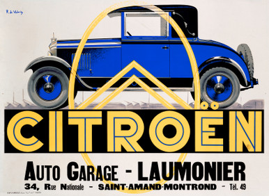 Voiture Rétro Poster - Posterton