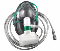 OXYGEN MASK - (Adult, 7' Tubing, Non-Rebreather, Vent) (50/Cs)