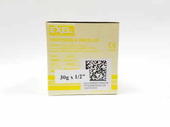NEEDLES 30g x 1/2" (Exel) (100/Bx)