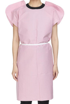 GOWN - EXAM (Mauve) (Disposable) (30 x 42") (50/Cs)
