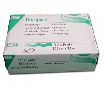TAPE - DURAPORE  (1/2") Cloth (24/Bx)