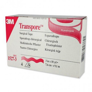 TAPE - TRANSPORE  (3") Plastic (4/Bx)