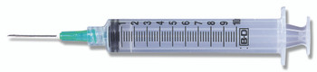 SYRINGE * 10cc   21g x 1.5" B-D 309643 (100/Bx)