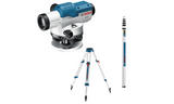 Optical Level GOL 32D/G + Building Tripod BT 160 + Measuring Rod GR 500 Professional Kit