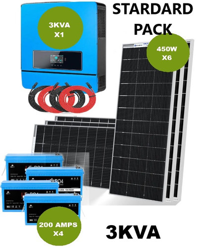 Standard Solar Pack – Reliable Solar Power for Medium-Sized Homes
