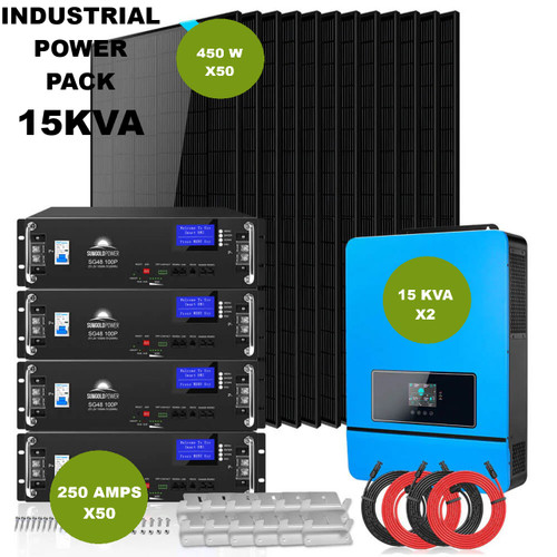 Industrial Power Solar Pack – High-Capacity 15KW Solar Solution for Businesses –  Request For A Quote