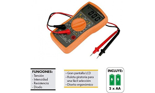Digital Multimeter, Orange, Alyco 119339