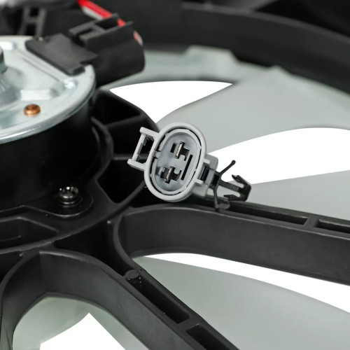 Radiator Condenser Cooling Fan Assembly For Toyota Camry 2.5L L4 2012-2017 Black