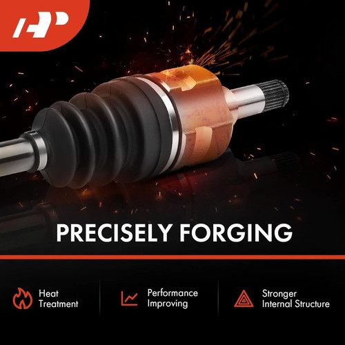 Front Driver Side APM CV Axle Shaft Assembly Compatible with Honda Civic