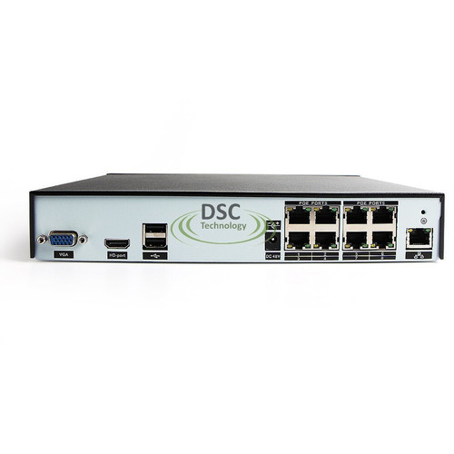 4K 8 Channel 8 POE ports NVR Face Detection For IP Security Camera Onvif