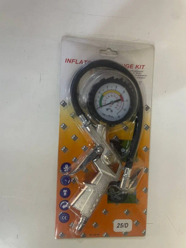 PJCASOO BR 168168 0-16BAR/0-220PSI INFLATOR AND GAUGE KIT 25/D