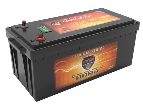 Vmaxtanks LFP12300BH 12V 300Ah LiFePO4 Battery with 200A BMS, Bluetooth, LED Display & Heater | Ultimate Power Solution