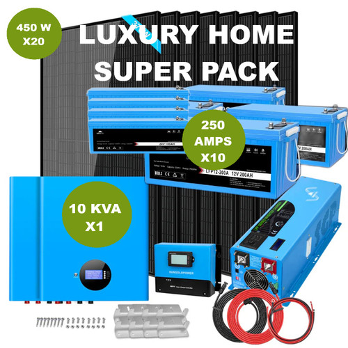 Luxury Solar Pack – Premium 10KW Solar Energy Solution for Large Homes and Businesses - Request For A Quote