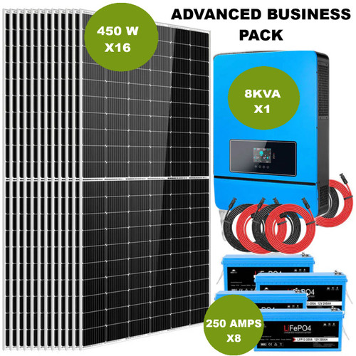Advanced Business Solar Pack – High-Performance 8KW Solar Solution for Growing Businesses –  Request For A Quote
