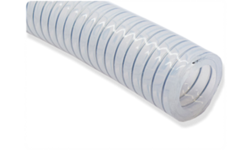 1'' Transparent Wire Braided Hose,50m