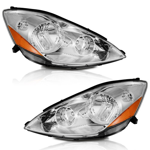 Pair Headlights for Toyota Sienna 2006–2010 – Halogen Headlamps (Without Bulbs)