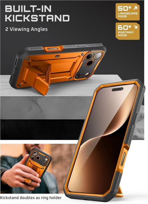 SUPCASE MilitaryGrade Protection For iPhone 17 Pro Case W/ Camera Control Button