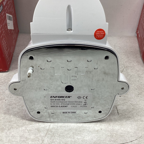 Seco-Larm Enforcer SH-816S-SQ/B Siren Strobe with Audio Input Blue