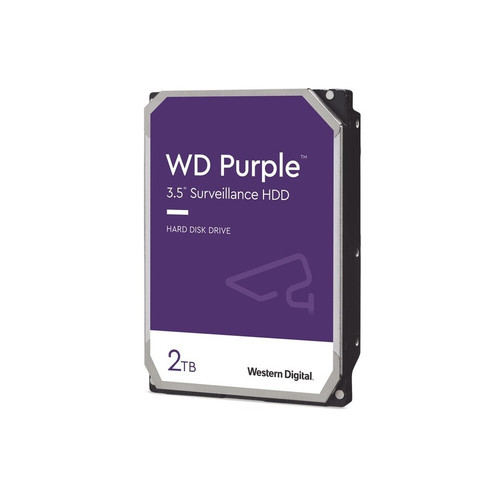 WD HDD 2TB Optimized for Video Surveillance / 3-year Warranty / for Video Survei