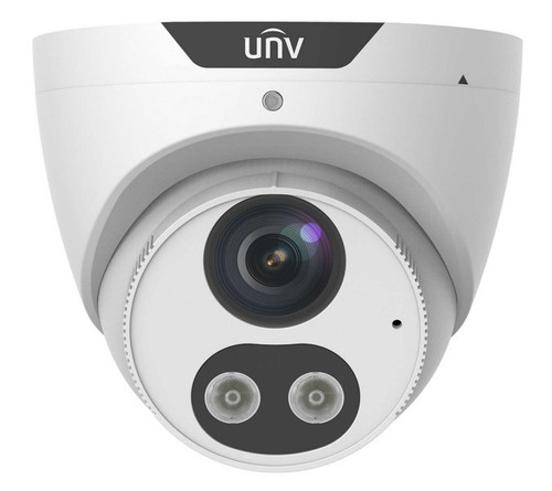 Uniview 8MP 4K HD IPC Tri-Guard ColorHunter IP Turret Camera, Warning Light soun