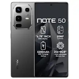 Infinix Note 50 X6858 - 6.78" (8+8gb Ram, 256gb Rom) - 4g - Dual Sim- 5200mah- Black