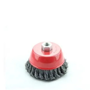 3″X14MM STEEL HARD CUP WIRE BRUSH