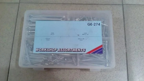 525PC LARGE COTTER PIN ASSORTMENT KIT
