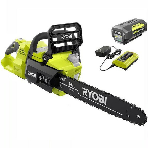 RYOBI CANADA 40V 14-inch Brushless Chainsaw Kit with 4AH Battery & Charger
