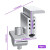 10 Pack Solar Panel End Clamps 35-50mm Adjustable, Aluminum Z Bracket for Solar Panel