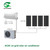 100% off Grid Solar Air Conditioner - 48V DC 9000btu-24000btu