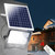 45W 170LED Solar Flood Light LED Security Wall Street Yard Outdoor Lamp w/Remote
