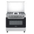 BRUHM-GAS COOKER BGC-9642IB 90*60 STANDING GAS COOKER 4 BURNERS+ 2 ELECTRIC, BLACK