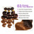 Ombre Brazilian Bundles Human Hair Weft Extensions Body Wave Virgin Hair - Length:18