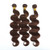 Light Brown Human Hair Bundles with Frontal Body Wave 13×4 Lace Frontal Hair
