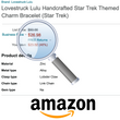 Lovestruck Lulu  Star Trek Charm Bracelet