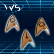 Star Trek Original Series Delta Lapel Pins