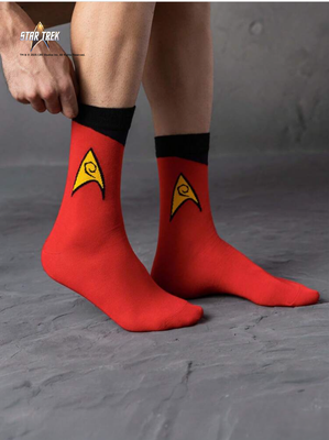 Star Trek Engineering/Security Delta Socks (Unisex)