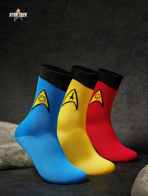 Star Trek Trio of Delta Socks (Unisex)