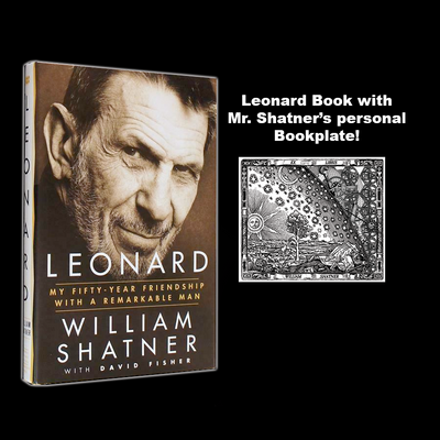 Exclusive Edition:  Leonard Hardcover Book with Mr. Shatner's Personal Bookplate