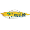 Don't let your patio or hot tub be an afterthought in the decorating process! Add some character to your outdoor space with this Landshark Outdoor Wall Art. Featuring a surfboard with a bite taken out of its tail, it'll have you feeling like you've been transported to a sunny island oasis right in your own backyard. Whether you're entertaining guests or just taking a break from the everyday hustle, this wall decor will bring a little fun to your outdoor area. So go ahead and unleash your inner beach bum!  