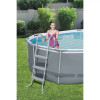 Bestway Power Steel 14' X 8'2" X 39.5" Above Ground Pool Set ladder 403-248-0777