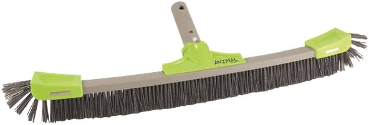 This top-of-the-line pool brush from Pro Animal is designed to give you the perfect cleaning experience – no matter your surface. The 22” size allows for greater reach and more complete coverage, while the grit bristles tackle tough deposits on pebble surfaces with ease. Its sturdy handle works comfortably in your hands, so you can scrub away dirt and debris without straining.

Plus, it’s built to last! With rugged construction and corrosion-resistant materials, this brush is made to stand up to long days of hard labor. And you won’t have to worry about sharp edges digging into your surface either — its rounded corners make sure that doesn’t happen.

Take the hassle out of pool cleaning with Pro Animal 22" Pool Brush Grit Bristle for pebble surfaces! This high quality tool will let you keep your pool looking pristine year after year. It’s a must have for any serious swimming!