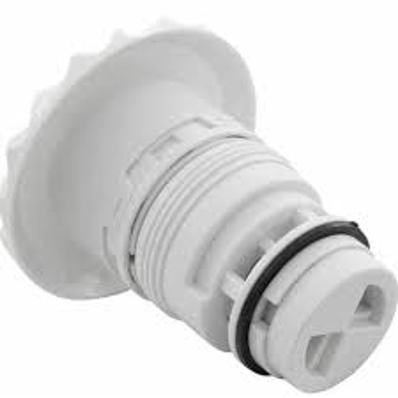 Introducing the Waterway Adjustable Poly Jet – your ticket to aquatic excitement! This marvel of hydrodynamic engineering boasts a stunning Poly Jet-White design that's as sleek as it is versatile.

Dive into a world of aquatic adventure as you harness the power of our directional nozzle. With precision at your fingertips, you can steer the flow of water wherever your heart desires. Whether you're aiming for a gentle, cascading current or a wild, swirling vortex, this jet internal can do it all.

The white, scalloped face of this jet adds a touch of elegance to your water feature, making it perfect for pools, spas, or any water-centric setting. Say goodbye to dull water displays and hello to a water show that's uniquely yours.

Upgrade your aquatic experience with the Waterway Adjustable Poly Jet and make waves in style. Your aquatic kingdom awaits!