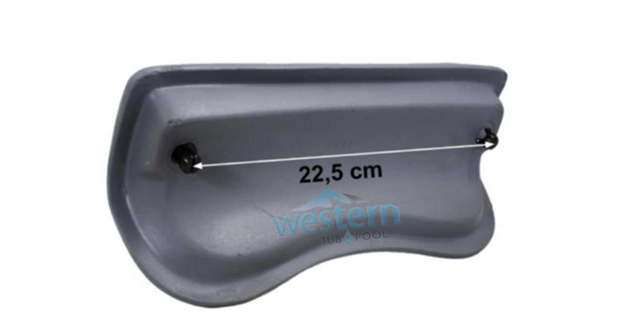 Back view of the Cal Spas Cancun Spa Replacement Headrest Pillow #1481 2005-2007 - ACC01400866