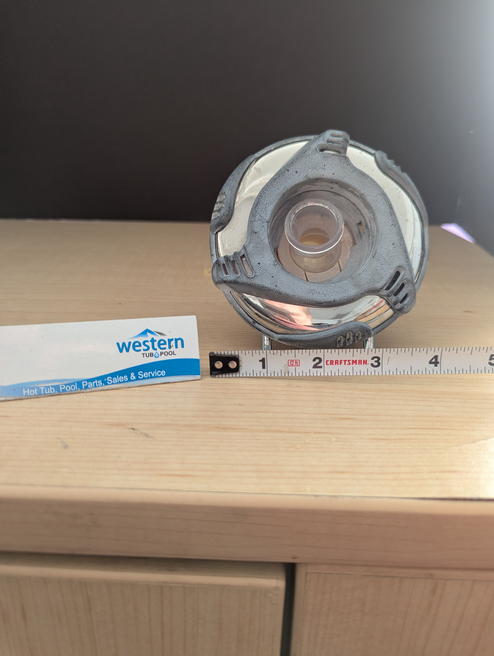 Recycled Dynasty LED Poly Storm Directional Threaded Jet Insert with sleek 4" face



Upgrade Your Spa for Less with Recycled Parts

Revitalize your Dynasty Spa experience without the premium price tag. The Recycled Poly Storm Directional LED Jet Insert offers the perfect blend of performance, sustainability, and savings.


Performance Meets Sustainability

Why pay full price for brand new parts when you can get the same high-quality performance for a fraction of the cost? Our recycled jet inserts are inspected, cleaned, and ready to deliver the soothing hydrotherapy you love.


 


Product Highlights

Perfect Fit for Dynasty Spas

Designed specifically for Dynasty Spas, this 4-inch face jet ensures a seamless replacement.


Adjustable Hydrotherapy

The directional nozzle allows you to target specific muscle groups, giving you full control over your relaxation experience.


Illuminating Design

This jet is LED-ready, featuring a clear backing that allows your spa's lighting system to shine through, adding ambiance to every soak.


Specifications at a Glance

Type: Poly Storm Directional Jet
Face Size: 4-inch diameter
Connection: Threaded
Feature: LED Compatible
Original Color: Black / Stainless Steel
Condition: Recycled / Pre-Owned (Thoroughly Inspected)

Restore Your Relaxation Today

Don't let a broken jet ruin your soak. Get your Recycled Dynasty Spa Poly Storm Directional LED Jet Insert now and get back to enjoying your hot tub.



Recycled from older Dynasty hot tub. This jet was originally black and stainless steel, however has faded due to age. 

***While there may be minor wear and discoloration due to the product being recycled, rest assured that all our jets are in good condition.

***Please note that the availability of this recycled part may vary based on stock. We strive to keep our inventory freshly rotated, so you can always find what you need. If this product is out of stock, please add it to your wish list to be notified when new stock arrives. 

Call us today: 1-855-248-0777
