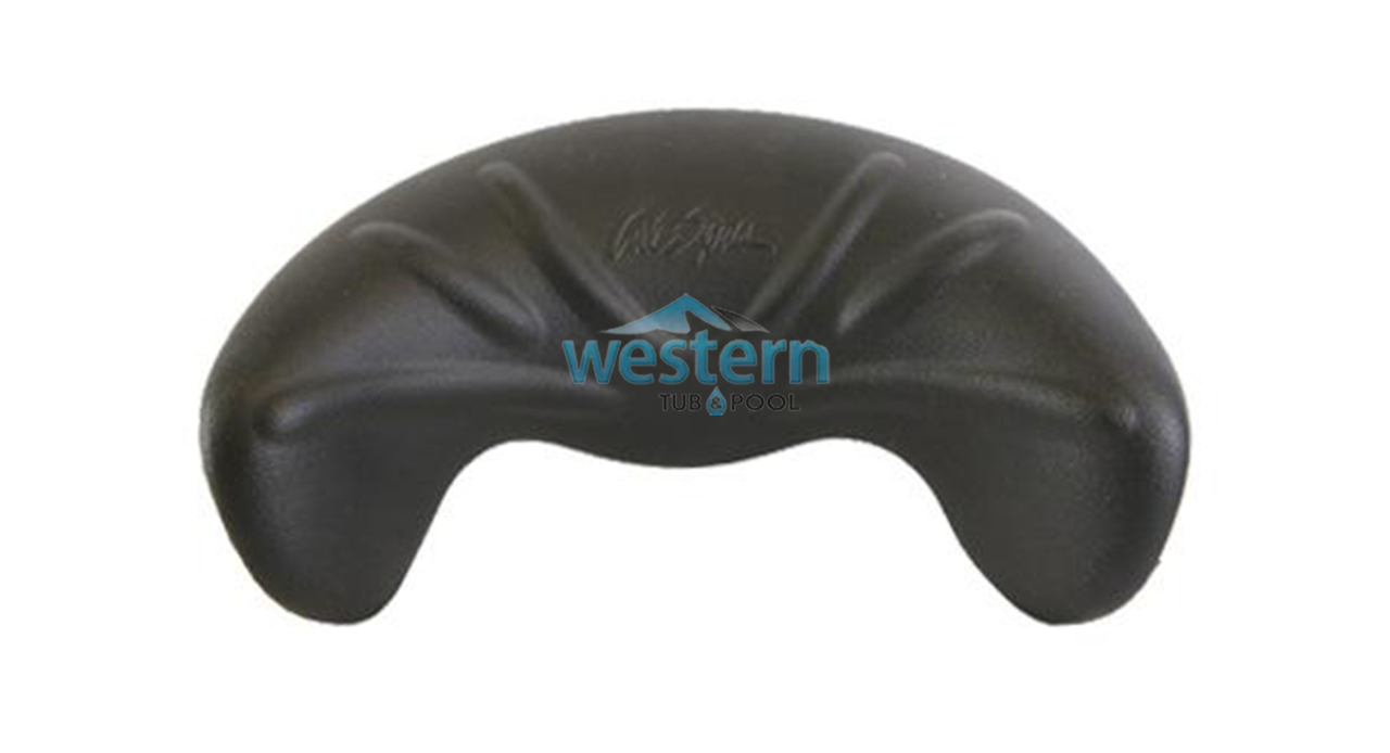 Front view of the Cal Spas Quad Neck Replacement Headrest Pillow CAL-0003-BLK 2016 - ACC01401001