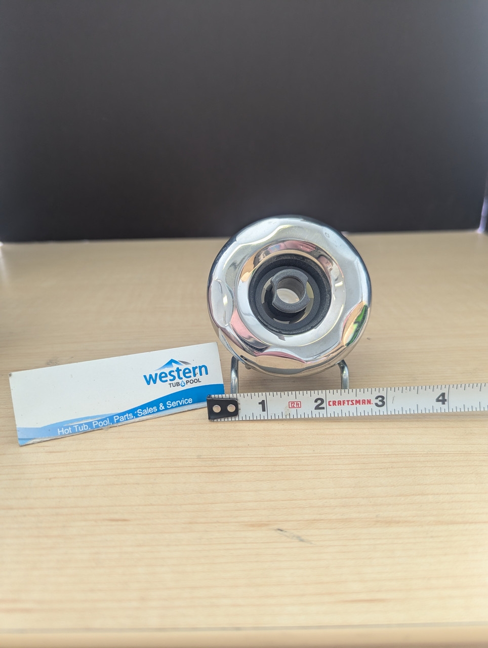 Improve Your Spa Experience Today!

Revitalize your hot tub with the Replacement Waterway Clip-In Mini Storm Directional 5 Scallop Stainless Steel Jet Insert by Dynasty.
This high-quality replacement jet provides a powerful, targeted swirling massage, ensuring you get the most out of every soak.

The Ultimate Jet Replacement for Your Dynasty Spa
Is a broken or worn-out jet diminishing your relaxation? It's time for an upgrade. The Replacement Dynasty Clip-In Mini Storm directional 5 Scallop Stainless steel Jet is designed for a seamless fit and superior performance, restoring your hot tub's hydrotherapy power.

Key Features:
Targeted Massage: The directional design allows you to aim the water flow precisely where you need it, perfect for soothing sore muscles and relieving tension.
Sleek, Modern Look: Featuring a stylish black and stainless steel (SS) trim, this jet adds a touch of modern elegance to your spa's interior.
Perfect Fit: With a 2.5" face and a simple snap-in design, installation is quick and effortless. This replacement part is specifically designed by Waterway, ensuring compatibility and a secure connection.
Powerful Performance: As a mini storm jet, it delivers a focused and invigorating stream of water, transforming your hot tub into a personal hydrotherapy oasis.
Ready for a Better Soak?
Don't let a faulty jet keep you from the powerful massage and deep relaxation you deserve. This easy-to-install replacement part is the perfect solution to enhance your spa.

recycled from older Dynasty hot tubs
While there may be minor wear and discoloration due to the product being recycled, rest assured that all our jets are in good condition with durable snap-in clips.
***Please note that the availability of this recycled part may vary based on stock. We strive to keep our inventory freshly rotated, so you can always find what you need. If this product is out of stock, please add it to your wish list to be notified when new stock arrives. 

By properly maintaining your hot tub, you can ensure that it stays in top condition and provides you with a relaxing and enjoyable experience every time you use it. And by choosing recycled replacement parts, you can also do your part in promoting sustainability and reducing waste. 

 

Do you offer support for other hard-to-find parts?
Absolutely. Western Tub and Pool stocks a vast inventory of replacement hot tub repair parts. If we don't have it listed, give us a call—we can likely source it for you.

Need Help Finding the Right Part?
We know that identifying the exact replacement part for your spa can be difficult. At Western Tub and Pool, we specialize in hard-to-find parts.
1. Check Your Part Number: If you have the old jet, look for a part number stamped on the plastic.
2. Send Us a Picture: Not sure what you're looking at? Snap a photo and email it to us at fixmytub@gmail.com.
3. Call the Experts: Speak directly with our team at 1-855-248-0777 for immediate guidance.

Get Your Spa Running Like New
Don't settle for a lackluster soak. Order your replacement parts today or contact our experts for personalized help.