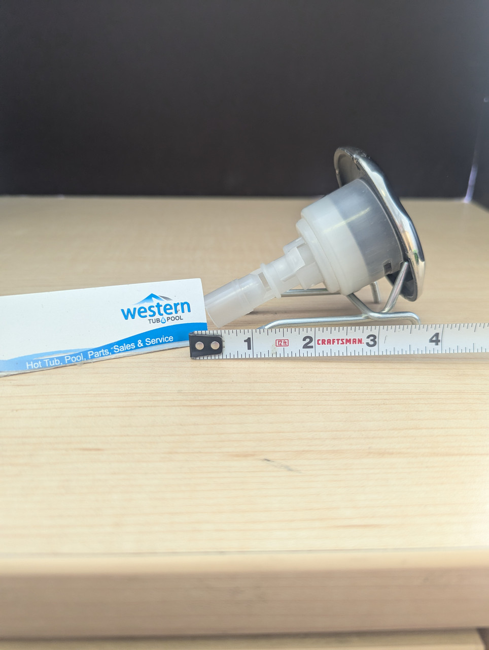 Improve Your Spa Experience Today!

Revitalize your hot tub with the Replacement Waterway Clip-In Mini Storm Directional 5 Scallop Stainless Steel Jet Insert by Dynasty.
This high-quality replacement jet provides a powerful, targeted swirling massage, ensuring you get the most out of every soak.

The Ultimate Jet Replacement for Your Dynasty Spa
Is a broken or worn-out jet diminishing your relaxation? It's time for an upgrade. The Replacement Dynasty Clip-In Mini Storm directional 5 Scallop Stainless steel Jet is designed for a seamless fit and superior performance, restoring your hot tub's hydrotherapy power.

Key Features:
Targeted Massage: The directional design allows you to aim the water flow precisely where you need it, perfect for soothing sore muscles and relieving tension.
Sleek, Modern Look: Featuring a stylish black and stainless steel (SS) trim, this jet adds a touch of modern elegance to your spa's interior.
Perfect Fit: With a 2.5" face and a simple snap-in design, installation is quick and effortless. This replacement part is specifically designed by Waterway, ensuring compatibility and a secure connection.
Powerful Performance: As a mini storm jet, it delivers a focused and invigorating stream of water, transforming your hot tub into a personal hydrotherapy oasis.
Ready for a Better Soak?
Don't let a faulty jet keep you from the powerful massage and deep relaxation you deserve. This easy-to-install replacement part is the perfect solution to enhance your spa.

recycled from older Dynasty hot tubs
While there may be minor wear and discoloration due to the product being recycled, rest assured that all our jets are in good condition with durable snap-in clips.
***Please note that the availability of this recycled part may vary based on stock. We strive to keep our inventory freshly rotated, so you can always find what you need. If this product is out of stock, please add it to your wish list to be notified when new stock arrives. 

By properly maintaining your hot tub, you can ensure that it stays in top condition and provides you with a relaxing and enjoyable experience every time you use it. And by choosing recycled replacement parts, you can also do your part in promoting sustainability and reducing waste. 

 

Do you offer support for other hard-to-find parts?
Absolutely. Western Tub and Pool stocks a vast inventory of replacement hot tub repair parts. If we don't have it listed, give us a call—we can likely source it for you.

Need Help Finding the Right Part?
We know that identifying the exact replacement part for your spa can be difficult. At Western Tub and Pool, we specialize in hard-to-find parts.
1. Check Your Part Number: If you have the old jet, look for a part number stamped on the plastic.
2. Send Us a Picture: Not sure what you're looking at? Snap a photo and email it to us at fixmytub@gmail.com.
3. Call the Experts: Speak directly with our team at 1-855-248-0777 for immediate guidance.

Get Your Spa Running Like New
Don't settle for a lackluster soak. Order your replacement parts today or contact our experts for personalized help.